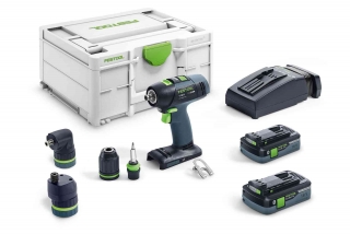 FESTOOL aku šroubovák vrtací T 18+3 HPC 4,0 I-Set